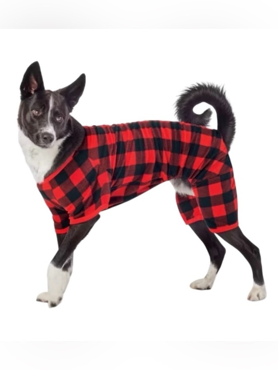 Wondershop Other - Red Buffalo Check Holiday Dog Pajamas